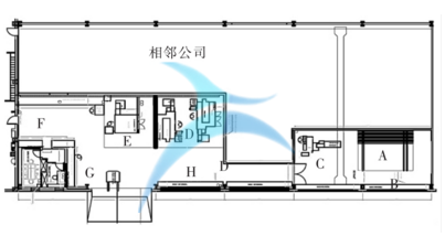 原有工厂布局图