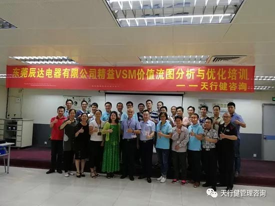 德丰电创科技精益VSM价值流图分析与优化培训课程圆满落幕