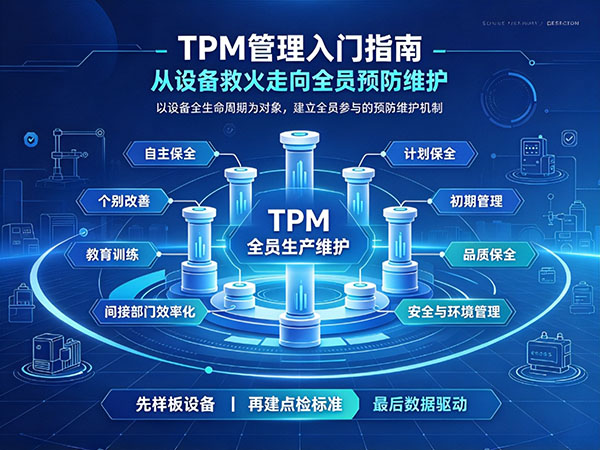 TPM管理是什么意思?工厂设备维护入门详解与落地路径